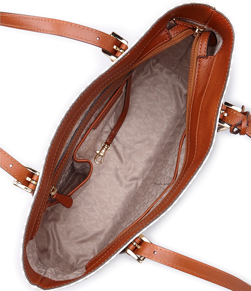Michael Kors Large Bedford Pocket Tote Bag, Brown